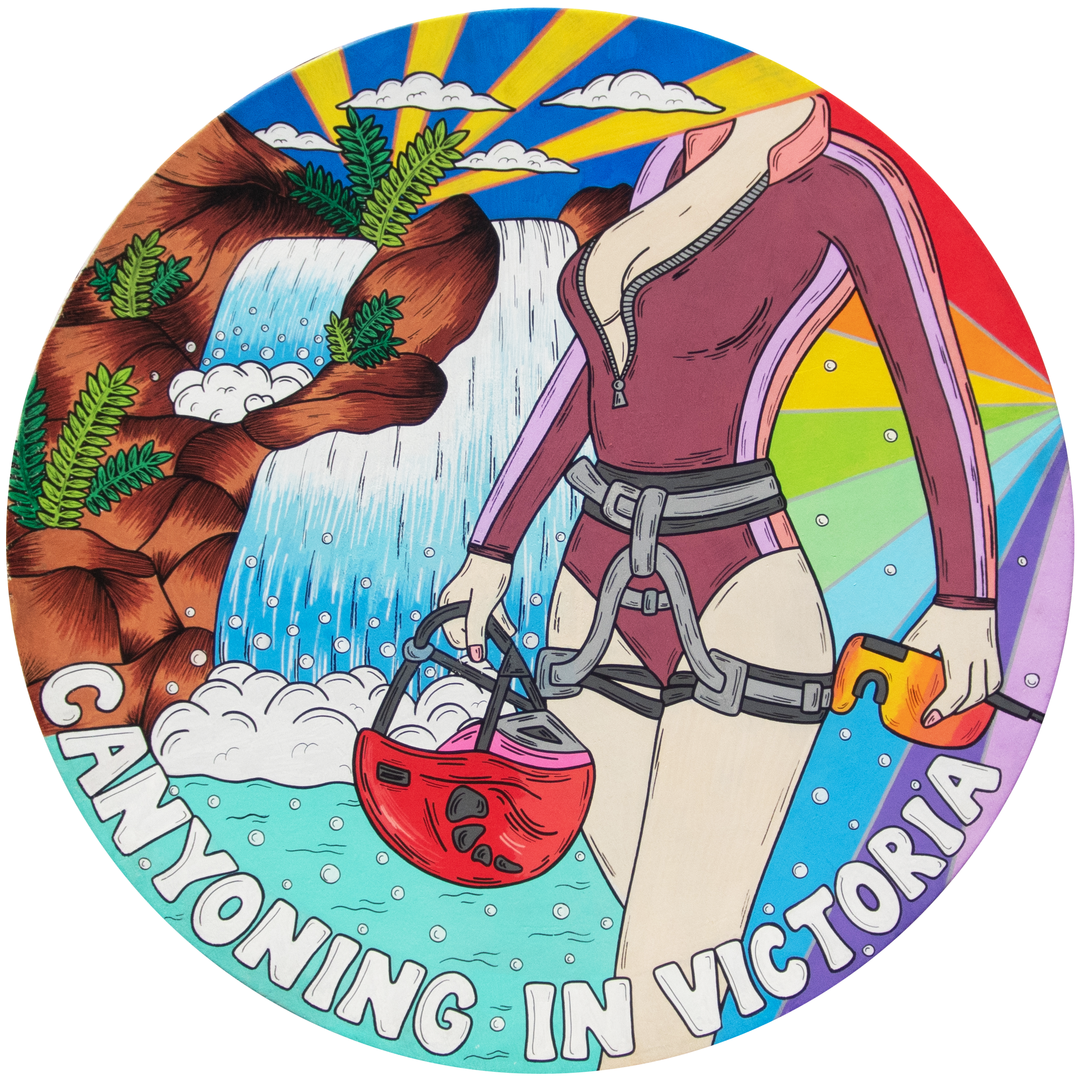 Fainter Falls Sticker